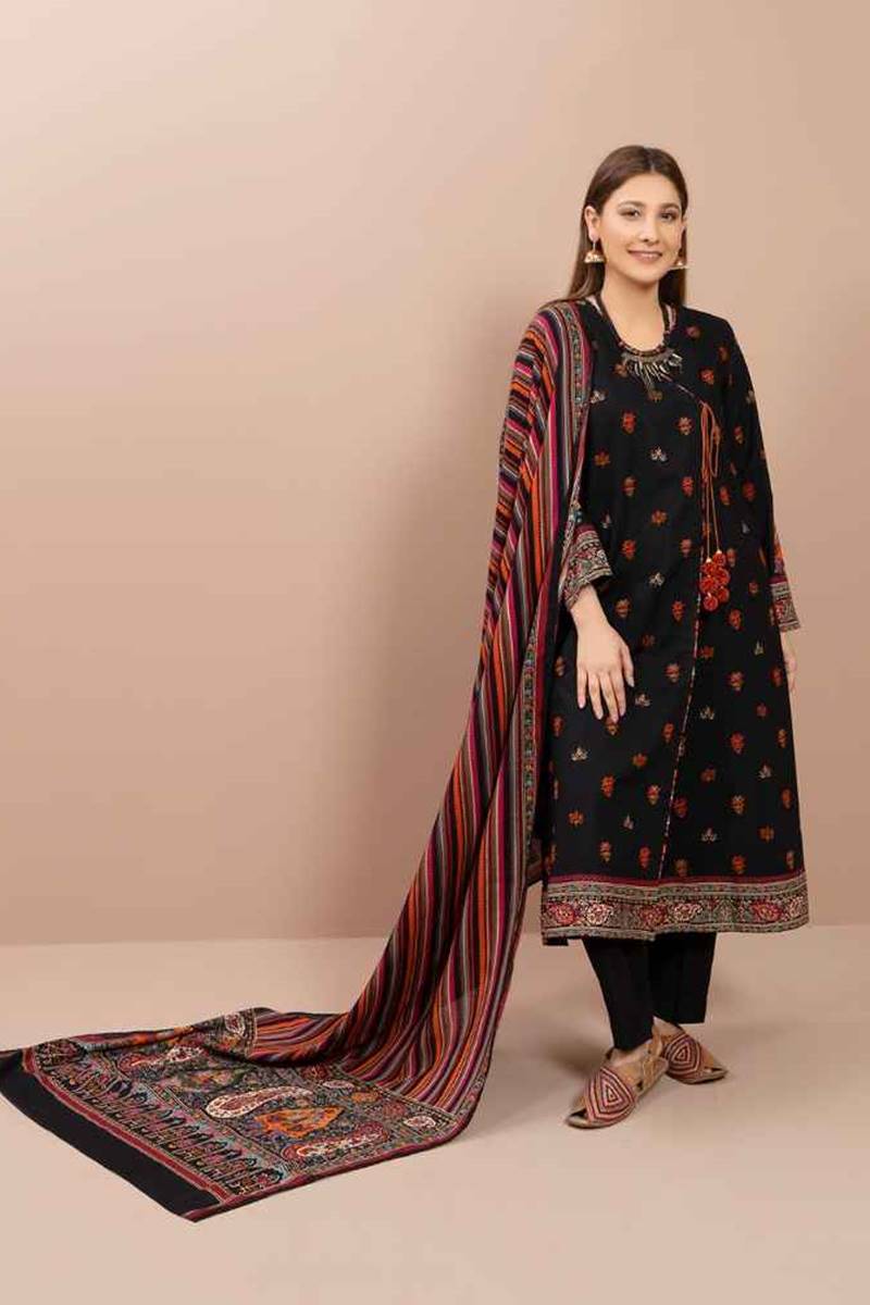 Kayseria Embroidered Dhanak Three Piece FCC-KR-890