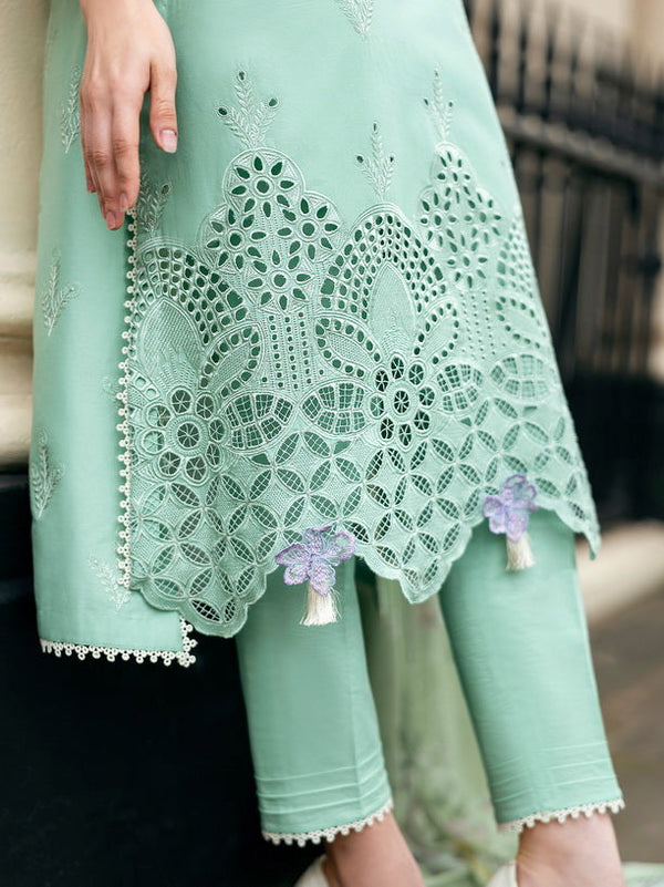 MUSQ 3PC LAWN HOLE EMBROIDERED