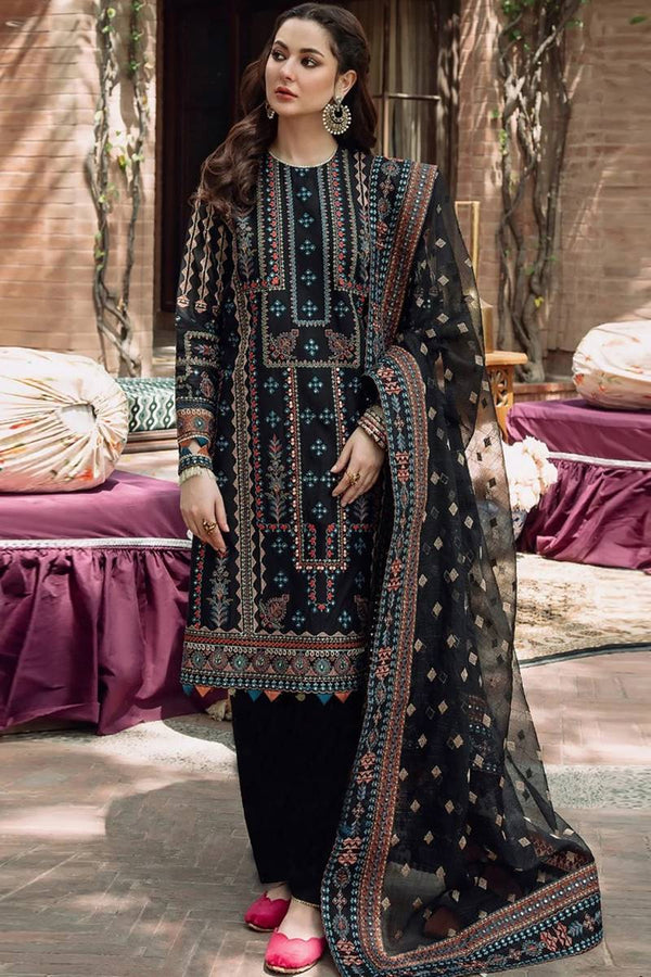Jazmin Embroidered Lawn Three Piece summer Collection SL-01