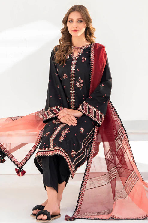 jazmin Embroidered Lawn Three Piece SL-1019