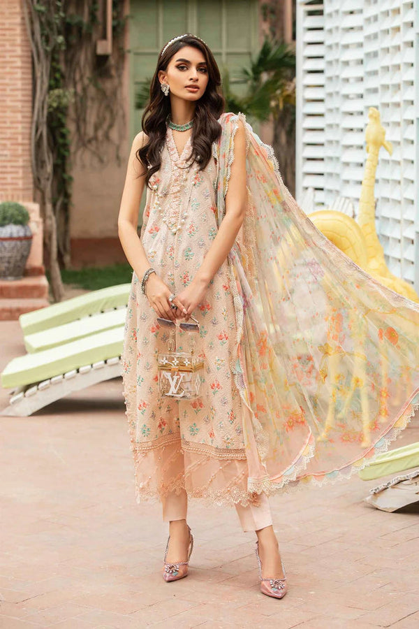 MARIA.B 3PC UNSTITCHED LAWN SL-MW-016