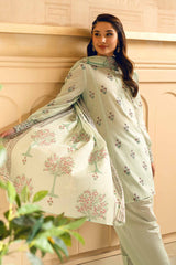 Nishat 100% Original 3 Piece - Printed Loose Fabric