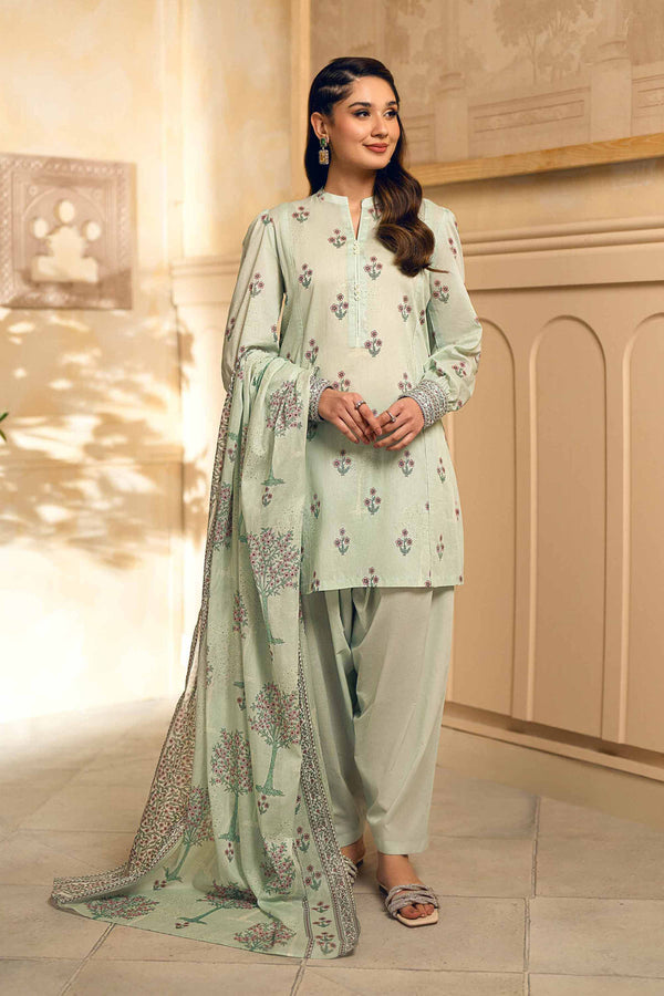 Nishat 100% Original 3 Piece - Printed Loose Fabric