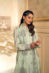 Nishat 100% Original 3 Piece - Printed Loose Fabric