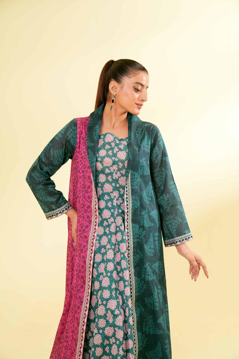 NISHAT 100% ORIGINAL 3 PIECE - PRINTED LOOSE FABRIC