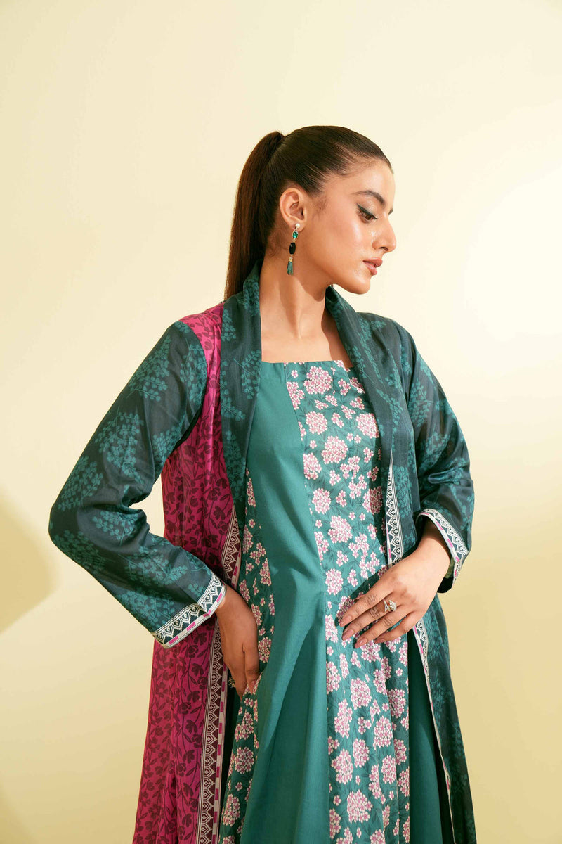 NISHAT 100% ORIGINAL 3 PIECE - PRINTED LOOSE FABRIC