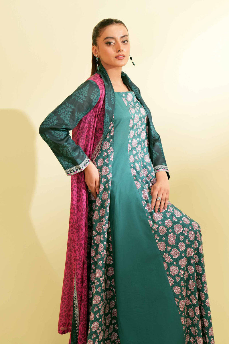 NISHAT 100% ORIGINAL 3 PIECE - PRINTED LOOSE FABRIC