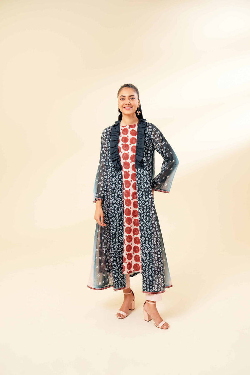 NISHAT 100% ORIGINAL 3 PIECE - PRINTED LOOSE FABRIC