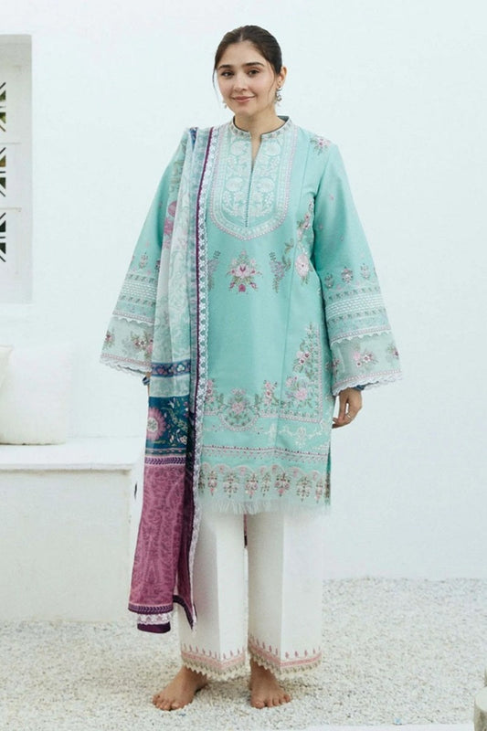 Zarashahjhan Embroidered Dhanak Three Piece FCC-COCO-01