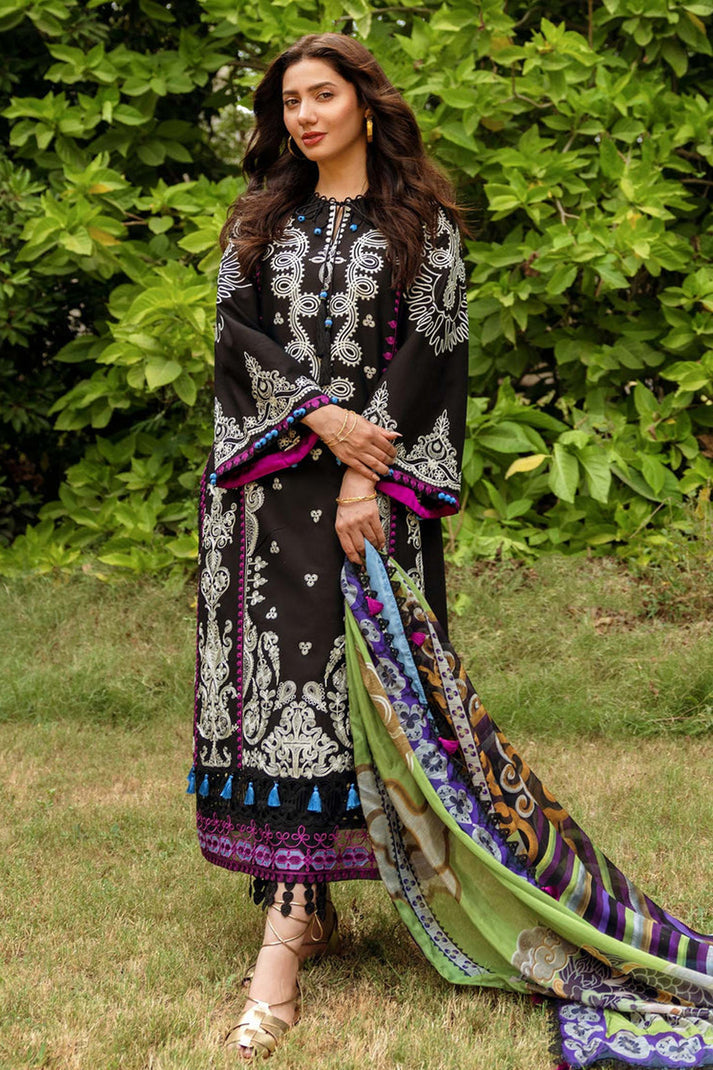 SIRAA BY SADAF 3PC EMBROIDERED LAWN SL-88-ME