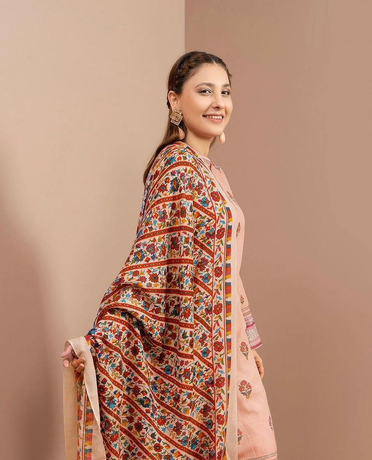 Kayseria Embroidered Dhanak Three Piece FCC-SPW-842