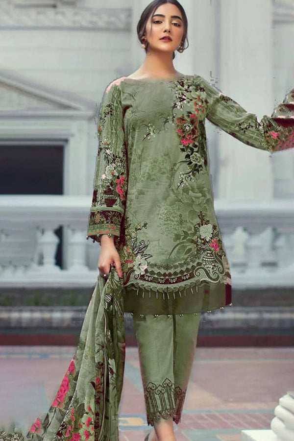 Jazmin Three Piece Lawn Collection SL-983-G