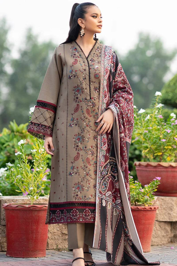 BIN ILYAS Embroidered Lawn Three Piece SL-05