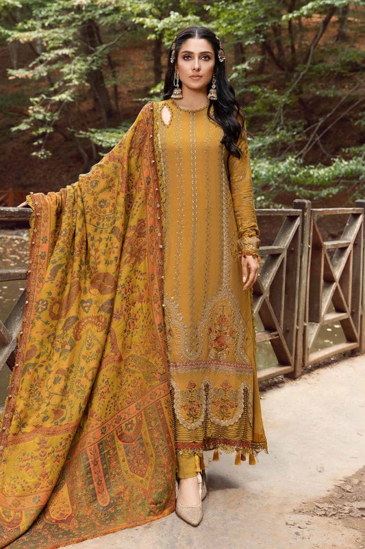 MARIA.B 3PC LAWN EMBROIDERED STARI SHIRT SLEEVES PRINTED DUPATA 565-IN