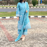 3 PIECE EMBROIDERED STICH LAWN ARTICLE