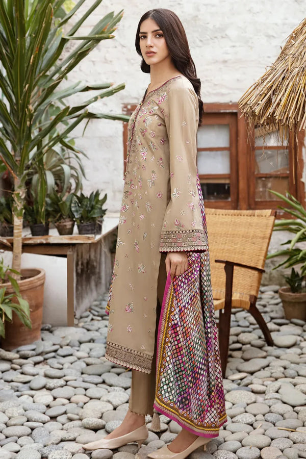 Maria B Embroidered Lawn Three Piece SL-846