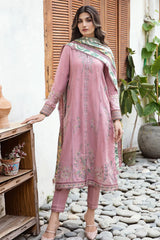 Chikenkari jazmin Embroidered Lawn Three Piece SL-1015