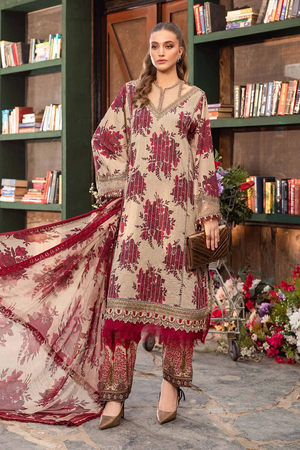 MARIA.B LAWN PRINTED 3PC SL_666MW