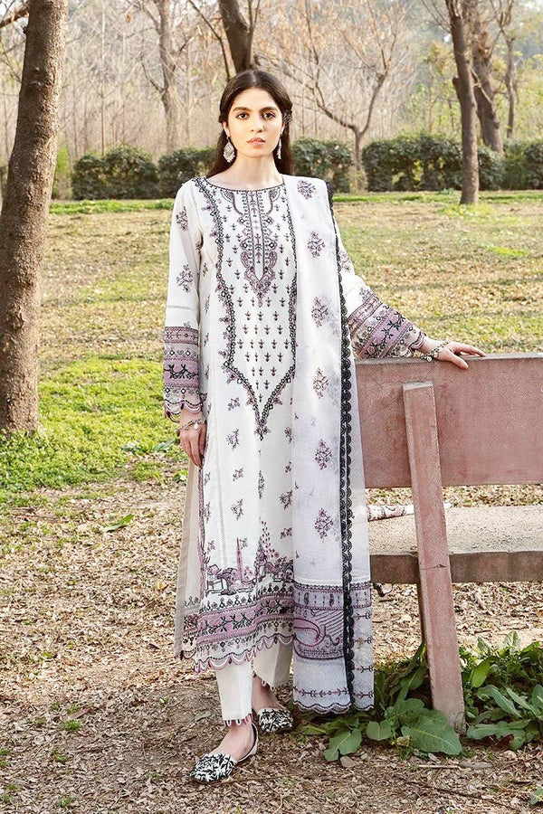 Qalamkar Embroidered Lawn Three Piece SL-1030