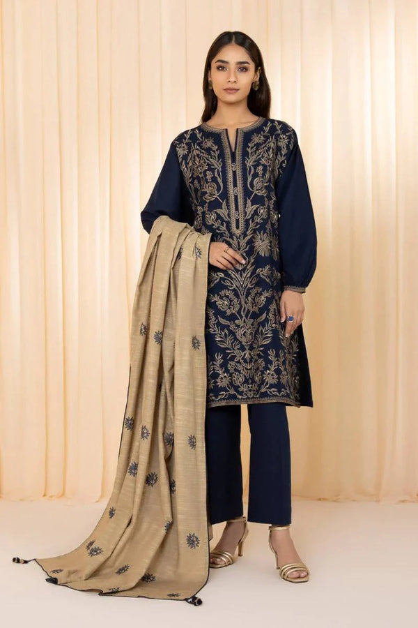 Sapphire Embroidered Lawn Three Piece SL-1016