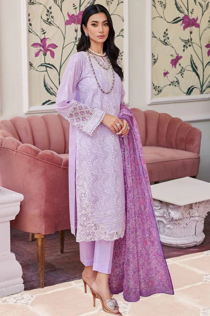 Saffana Embroidered Lawn Three Piece SL-926