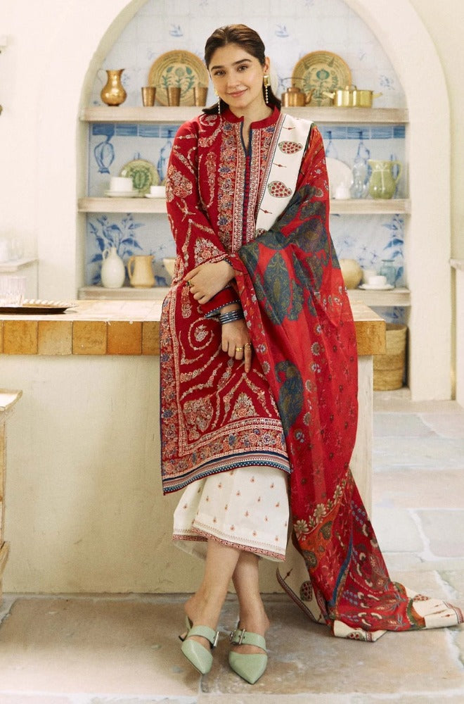 Zarashahjhan Embroidered Lawn Three Piece COCO-SL-08