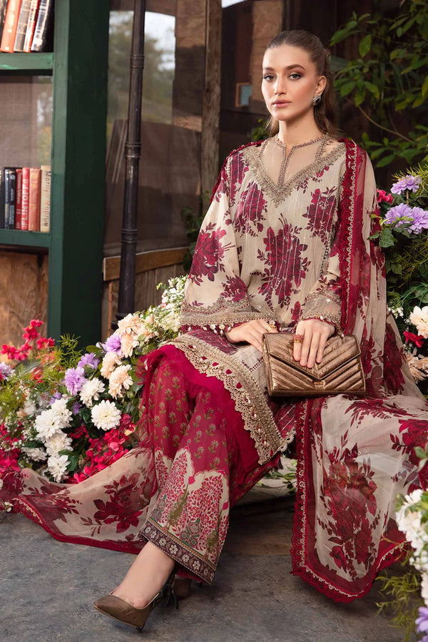 MARIA.B LAWN PRINTED 3PC SL_666MW